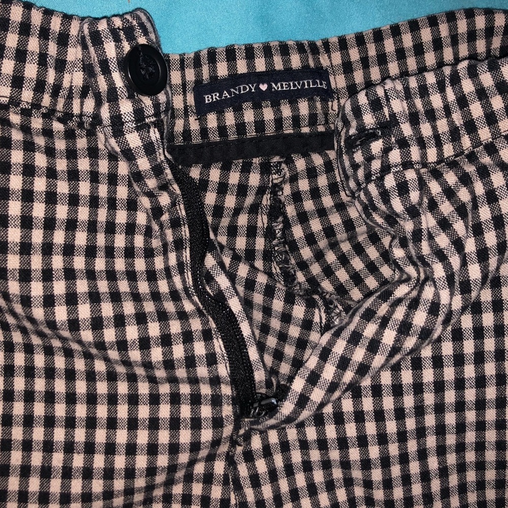 cute Checkered brandy melville pants